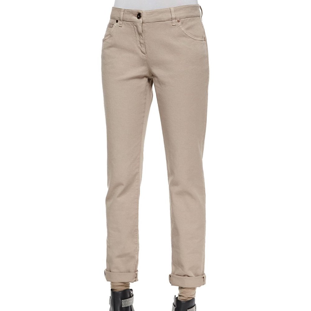 Brunello Cucinelli beige pants